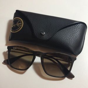 Ray Ban Tortoise Erika Sunglasses